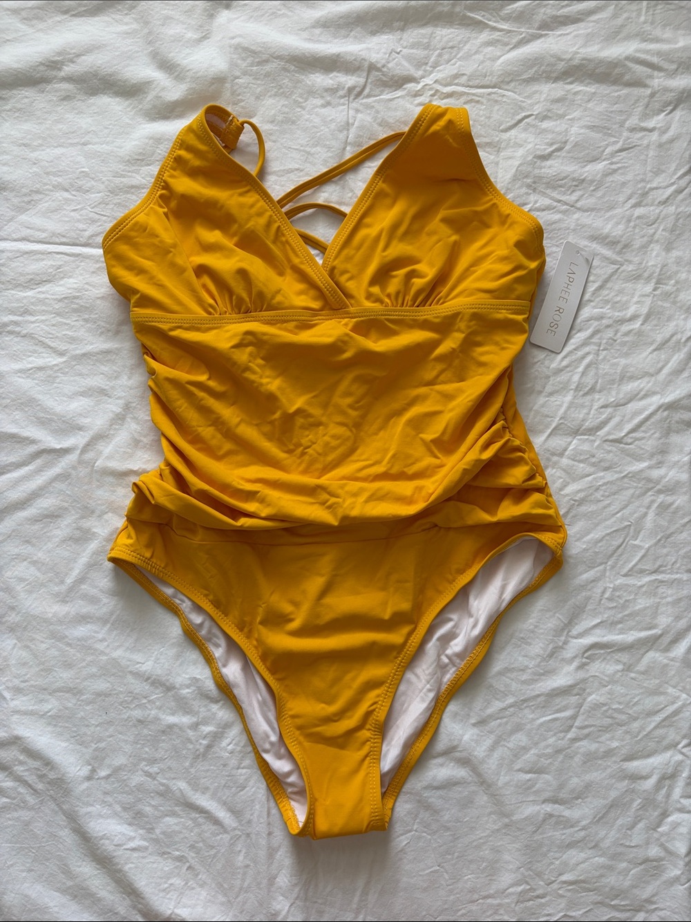 aerie Yellow One-Piece Swimsuit